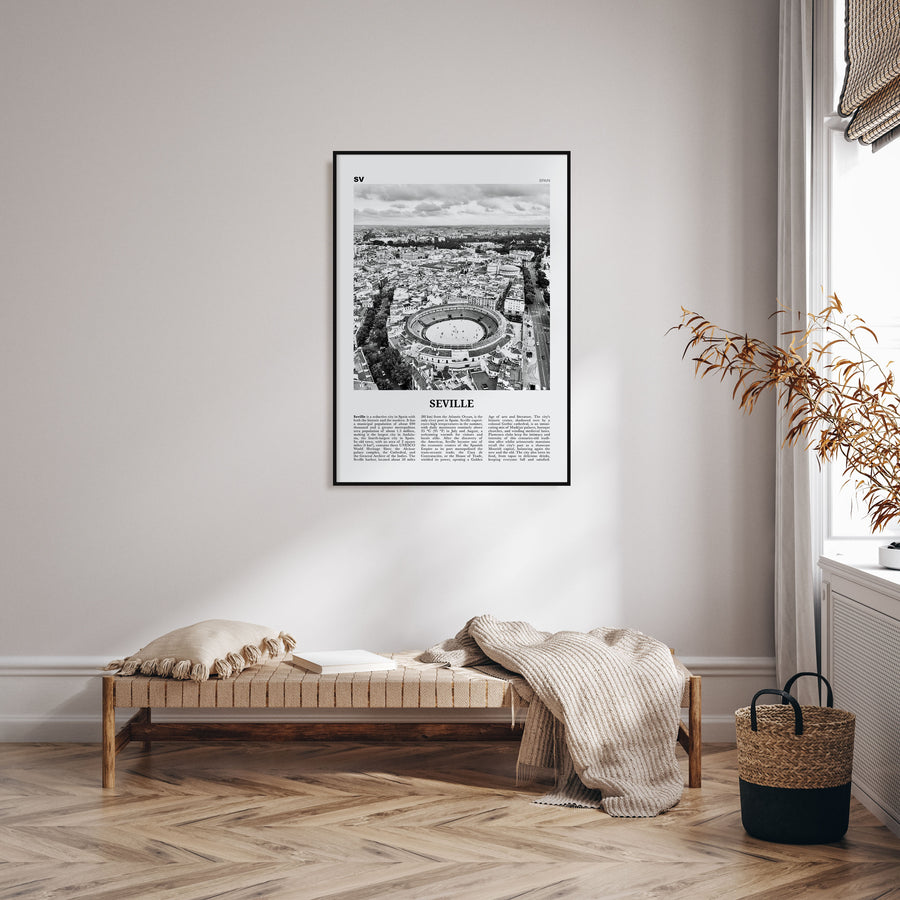 Seville Travel B&W Poster
