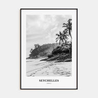 Seychelles Portrait B&W Poster