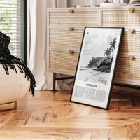 Seychelles Print Black and White, Seychelles Wall Art, Seychelles Poster, Seychelles Photo, Seychelles Wall Decor, Mahé, Victoria, Africa