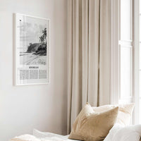 Seychelles Print Black and White, Seychelles Wall Art, Seychelles Poster, Seychelles Photo, Seychelles Wall Decor, Mahé, Victoria, Africa