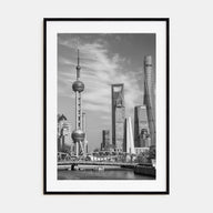 Shanghai Photo B&W Poster