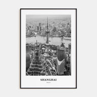 Shanghai Portrait B&W No 1 Poster