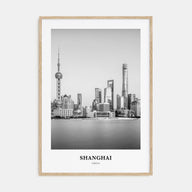 Shanghai Portrait B&W No 2 Poster