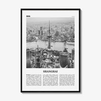 Shanghai Print Black and White No 1, Shanghai Wall Art, Shanghai Poster, Shanghai Photo, Shanghai Wall Decor, China, 上海市 上海 中国, Asia