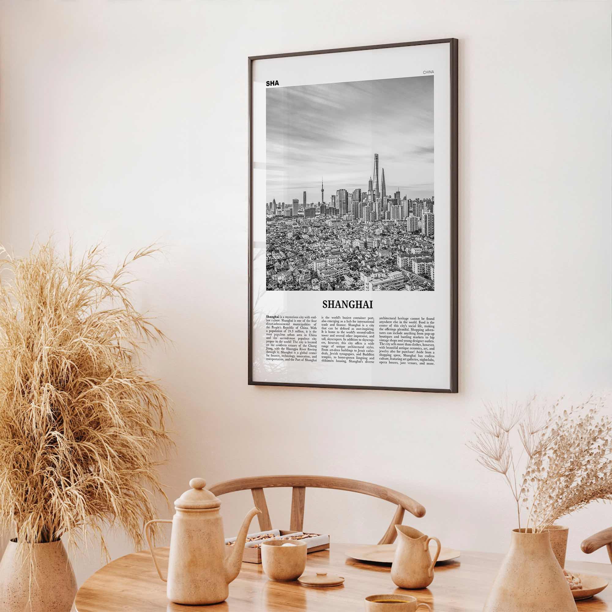 Shanghai Print Black and White No 3, Shanghai Wall Art, Shanghai Poster, Shanghai Photo, Shanghai Wall Decor, China, 上海市 上海 中国, Asia