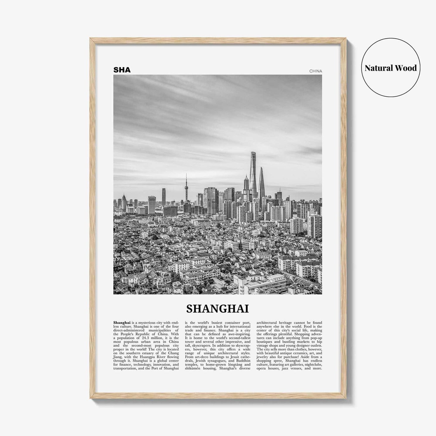 Shanghai Print Black and White No 3, Shanghai Wall Art, Shanghai Poster, Shanghai Photo, Shanghai Wall Decor, China, 上海市 上海 中国, Asia