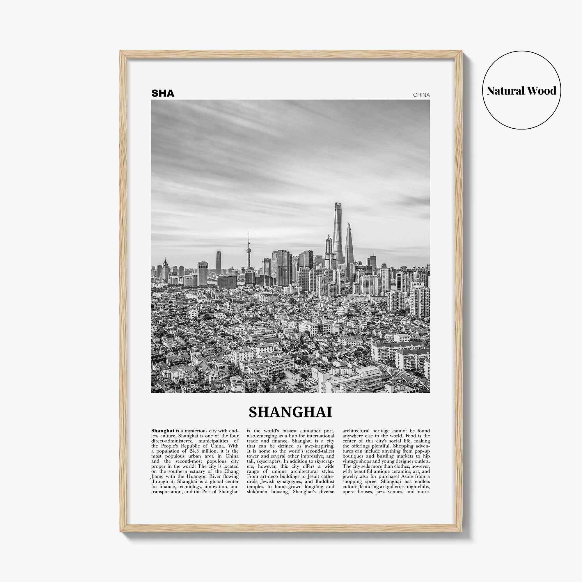 Shanghai Print Black and White No 3, Shanghai Wall Art, Shanghai Poster, Shanghai Photo, Shanghai Wall Decor, China, 上海市 上海 中国, Asia