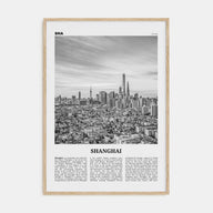 Shanghai Travel B&W No 3 Poster