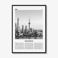 Shanghai Print Black and White No 4, Shanghai Wall Art, Shanghai Poster, Shanghai Photo, Shanghai Wall Décor, Shanghai Map, China
