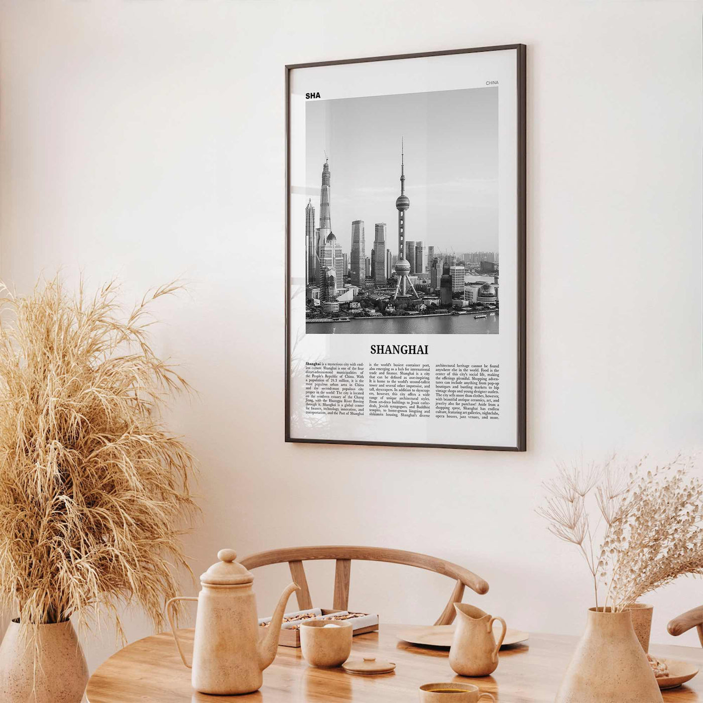 Shanghai Print Black and White No 4, Shanghai Wall Art, Shanghai Poster, Shanghai Photo, Shanghai Wall Décor, Shanghai Map, China