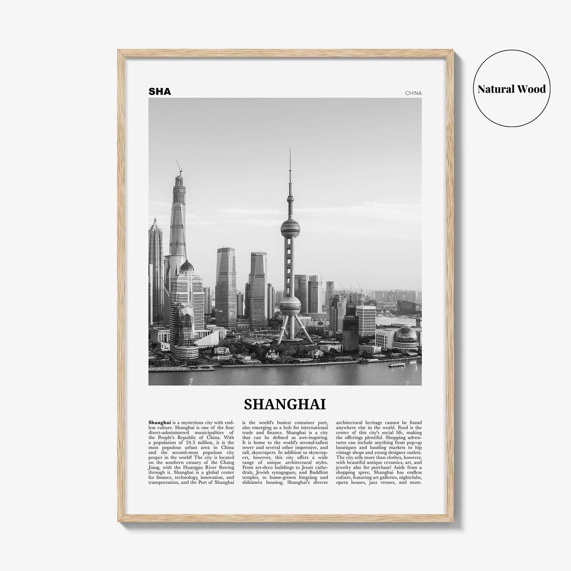 Shanghai Print Black and White No 4, Shanghai Wall Art, Shanghai Poster, Shanghai Photo, Shanghai Wall Décor, Shanghai Map, China