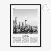 Shanghai Print Black and White No 4, Shanghai Wall Art, Shanghai Poster, Shanghai Photo, Shanghai Wall Décor, Shanghai Map, China