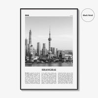 Shanghai Print Black and White No 4, Shanghai Wall Art, Shanghai Poster, Shanghai Photo, Shanghai Wall Décor, Shanghai Map, China