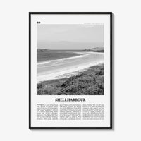 Shellharbour Print Black and White, Shellharbour Wall Art, Shellharbour Poster, Shellharbour Photo, Shellharbour Décor, Shellharbour Map