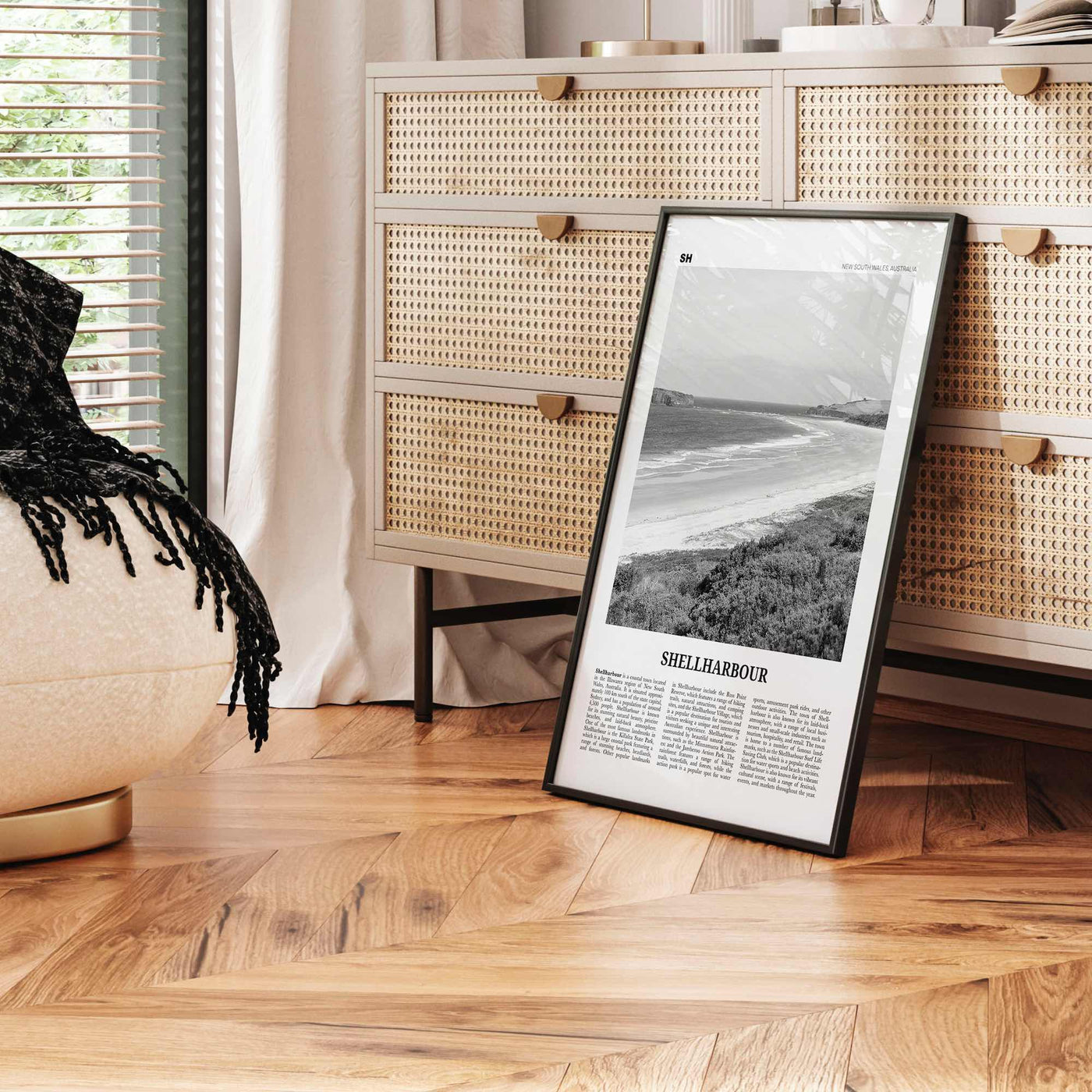 Shellharbour Print Black and White, Shellharbour Wall Art, Shellharbour Poster, Shellharbour Photo, Shellharbour Décor, Shellharbour Map