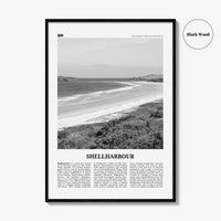 Shellharbour Print Black and White, Shellharbour Wall Art, Shellharbour Poster, Shellharbour Photo, Shellharbour Décor, Shellharbour Map