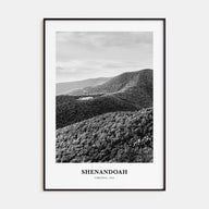 Shenandoah Portrait B&W Poster