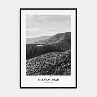 Shenandoah Portrait B&W Poster