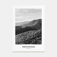 Shenandoah Portrait B&W Poster