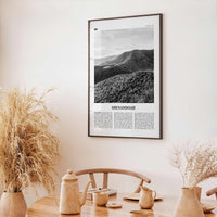 Shenandoah Print Black and White, Shenandoah Wall Art, Shenandoah Poster, Shenandoah Photo, Virginia, USA, United States, North America