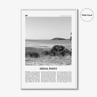 Shoal Point Print Black and White, Shoal Point Wall Art, Shoal Point Poster, Shoal Point Photo, Shoal Point Wall Décor, Shoal Point Map,