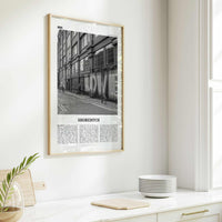 Shoreditch Print Black and White, Shoreditch Wall Art, Shoreditch Poster, Shoreditch Photo, Shoreditch Décor, Shoreditch Map, London England