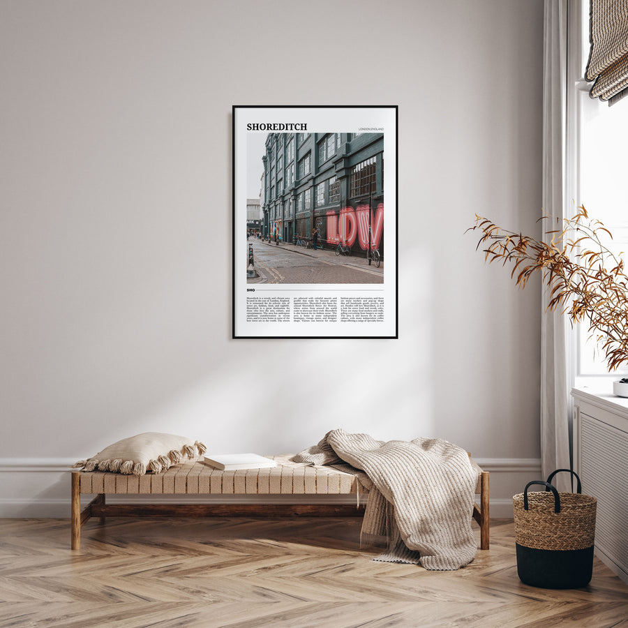 Shoreditch Travel Color Poster