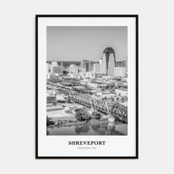 Shreveport Portrait B&W Poster