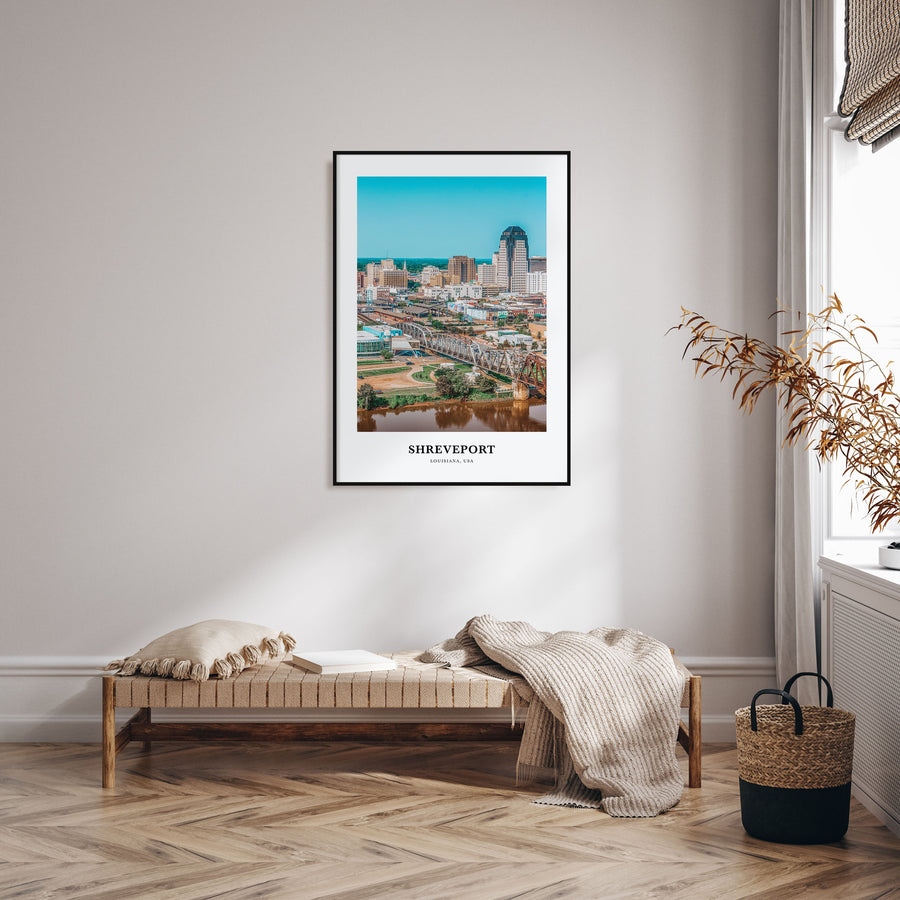 Shreveport Portrait Color Poster
