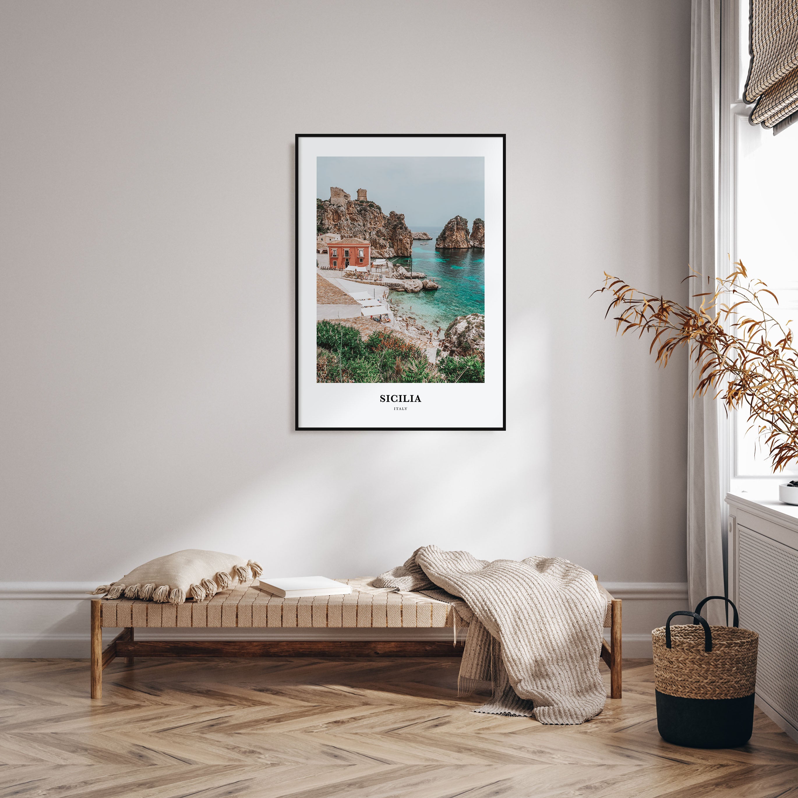 Sicilia Portrait Color Poster