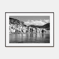 Sicily Landscape B&W Poster