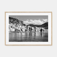 Sicily Landscape B&W Poster