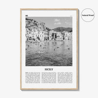 Sicily Print Black and White No 1, Sicily Wall Art, Sicily Poster, Sicily Photo, Sicily Décor, Italy, Sicilia, Sicìlia, Palermo, Catania