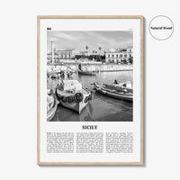 Sicily Print Black and White No 3, Sicily Wall Art, Sicily Poster, Sicily Photo, Sicily Décor, Italy, Sicilia, Sicìlia, Palermo, Catania
