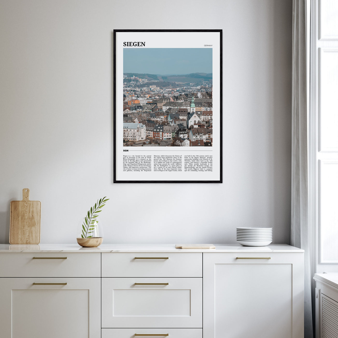 Siegen Travel Color Poster