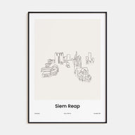 Siem Reap Drawn Poster