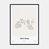 Siem Reap Drawn Poster