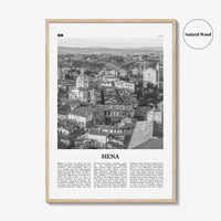 Siena Print Black and White, Siena Wall Art, Siena Poster, Siena Photo, Siena Wall Décor, Italy, Italia