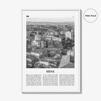 Siena Print Black and White, Siena Wall Art, Siena Poster, Siena Photo, Siena Wall Décor, Italy, Italia