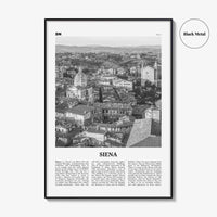 Siena Print Black and White, Siena Wall Art, Siena Poster, Siena Photo, Siena Wall Décor, Italy, Italia
