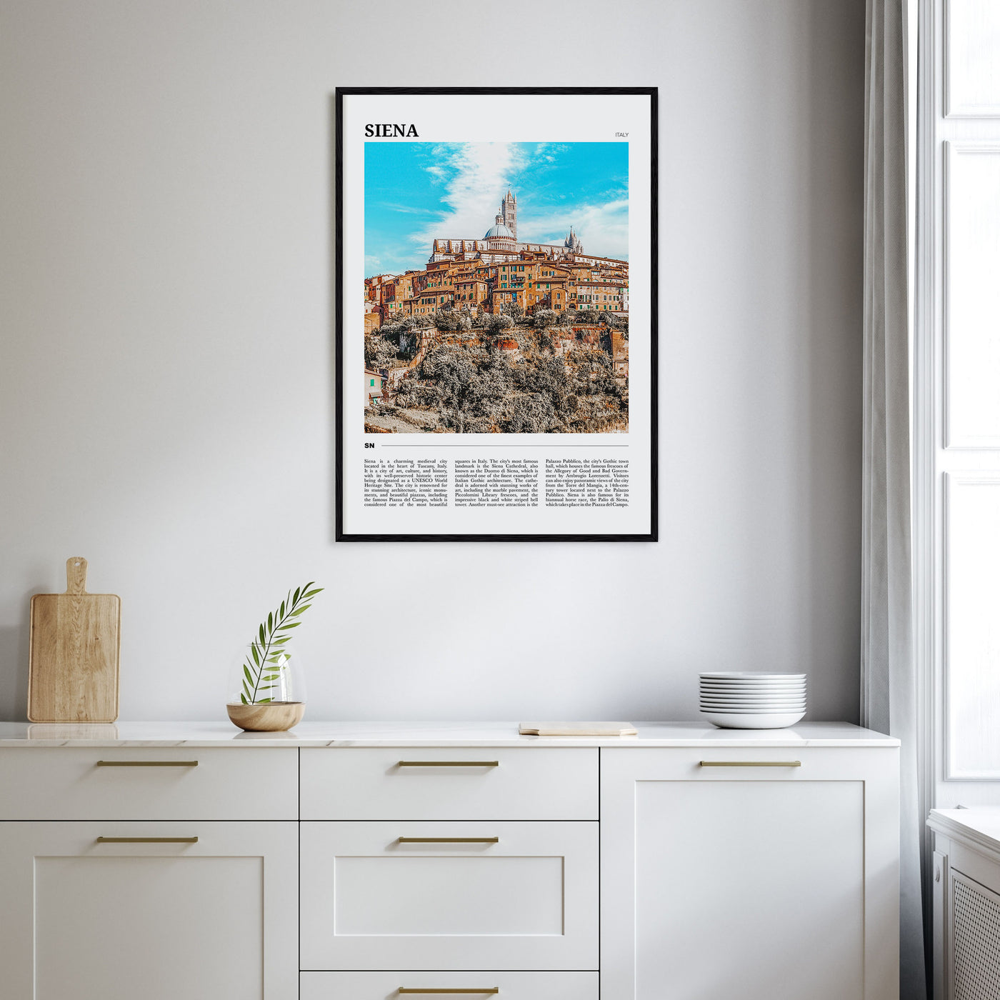 Siena Travel Color Poster