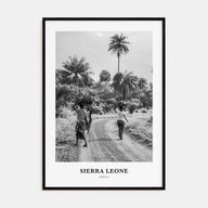 Sierra Leone Portrait B&W Poster