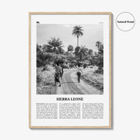 Sierra Leone Print Black and White, Sierra Leone Wall Art, Sierra Leone Poster, Sierra Leone Photo, Sierra Leone Decor, Freetown, Africa