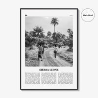 Sierra Leone Print Black and White, Sierra Leone Wall Art, Sierra Leone Poster, Sierra Leone Photo, Sierra Leone Decor, Freetown, Africa