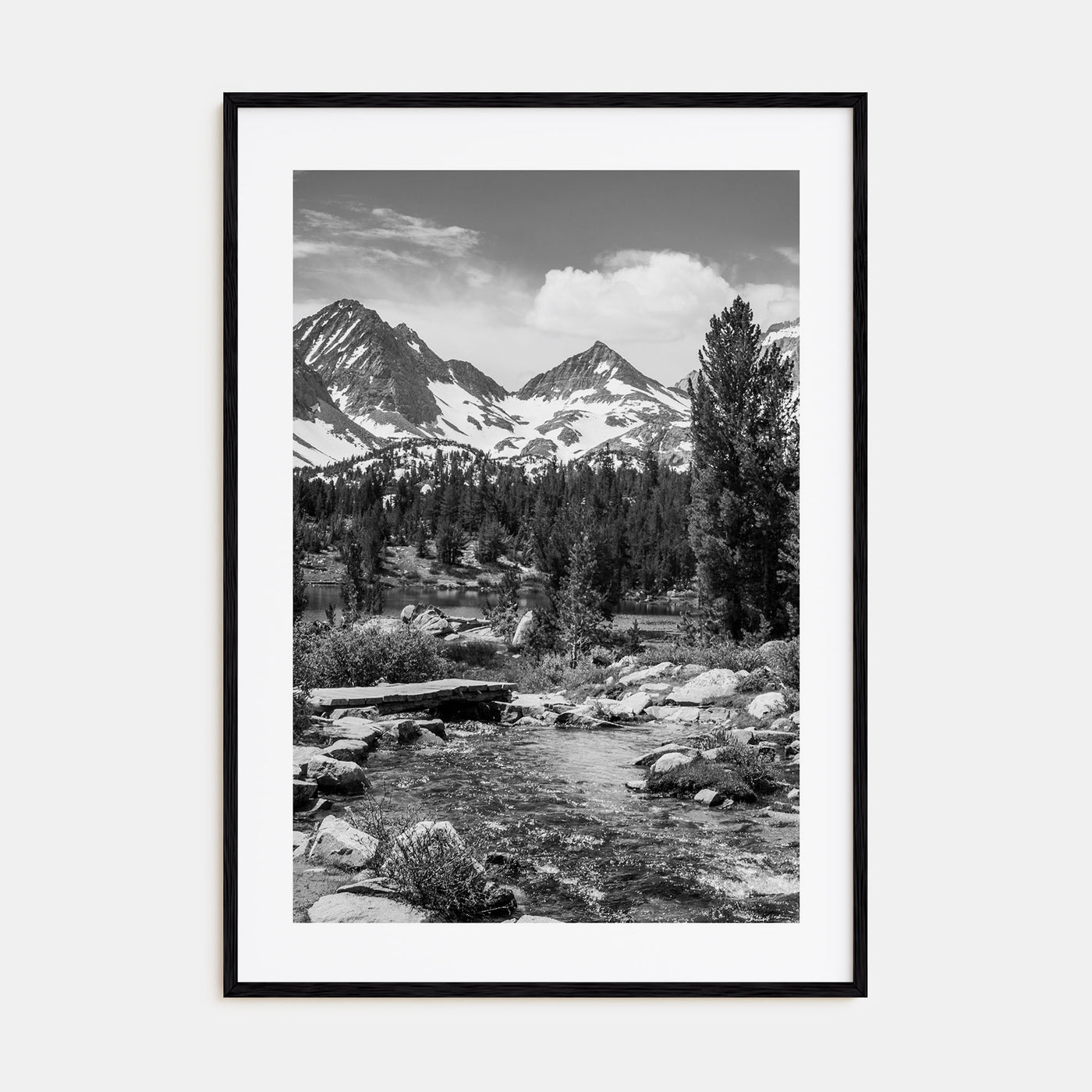 Sierra Nevada Photo B&W Poster
