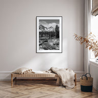 Sierra Nevada Photo B&W Poster