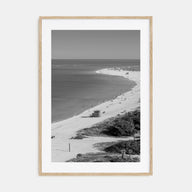 Siesta Key Photo B&W Poster
