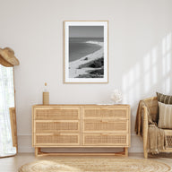 Siesta Key Photo B&W Poster