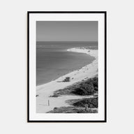 Siesta Key Photo B&W Poster