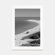 Siesta Key Photo B&W Poster